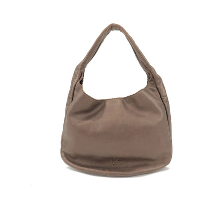 Loewe Anagram Leather, Brown, Leather, Tote Bag
