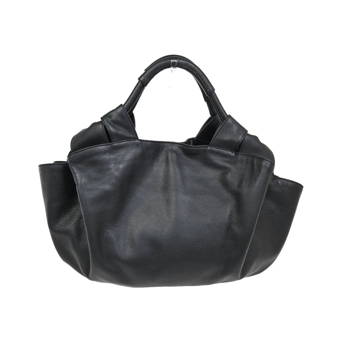 Loewe Anagram Logo Nappa Aire Hand Leather, Black, Leather, Handbag