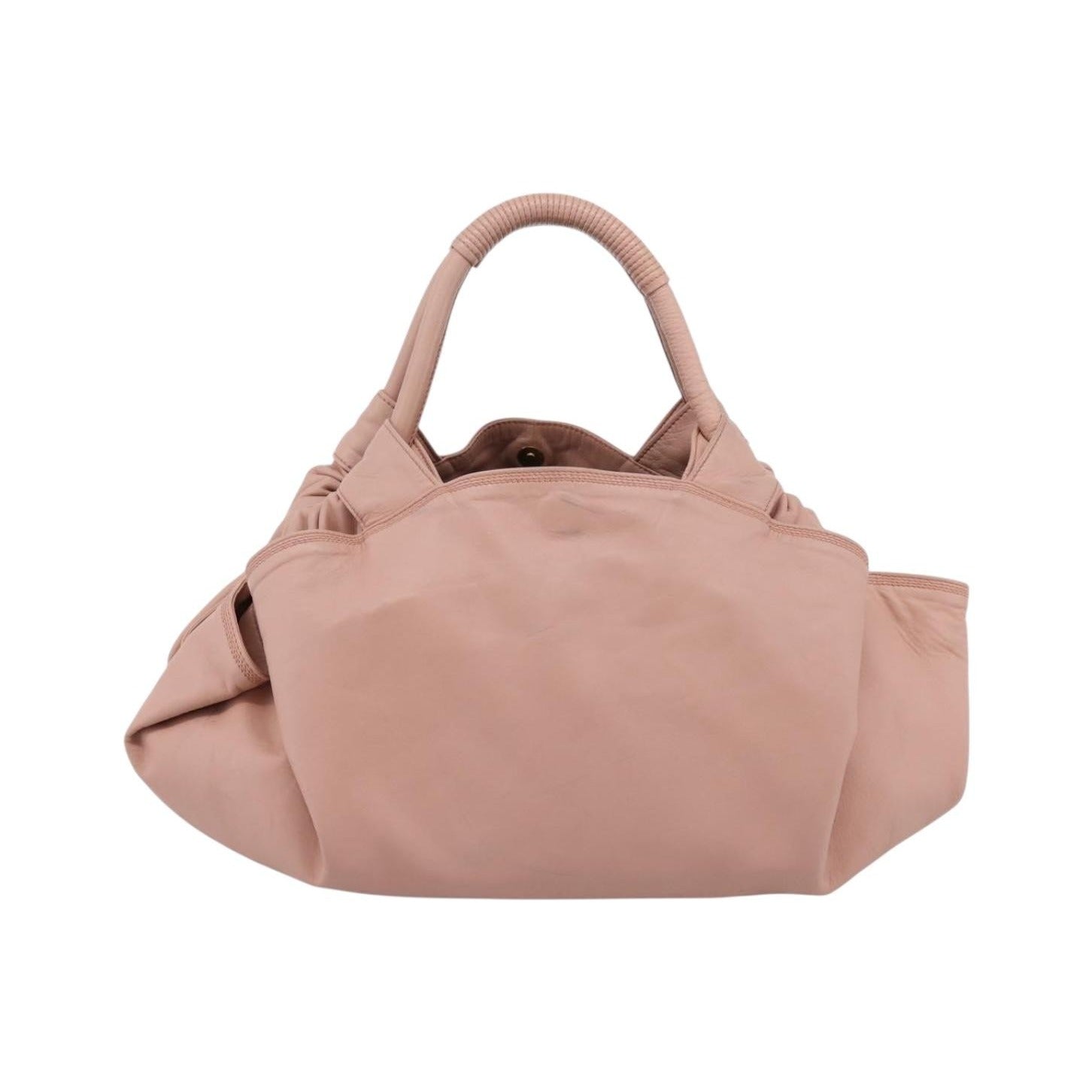 Loewe Anagram Logo Nappa Aire Hand Leather, Pink, Leather, Handbag
