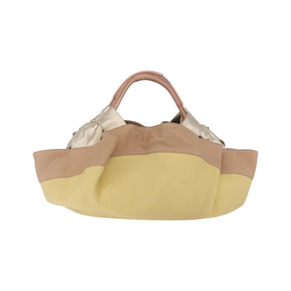 Loewe Anagram Logo Nappa Aire Hand Leather, Yellow, Leather, Handbag