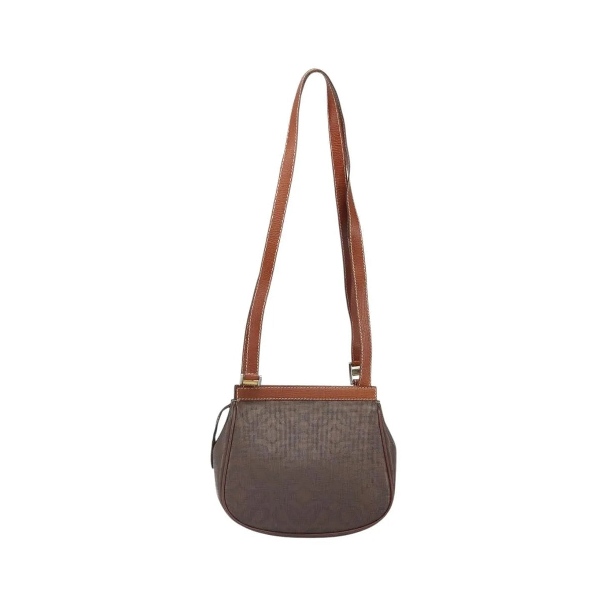 Loewe Anagram PVC Leather, Brown, PVC, Shoulder Bag