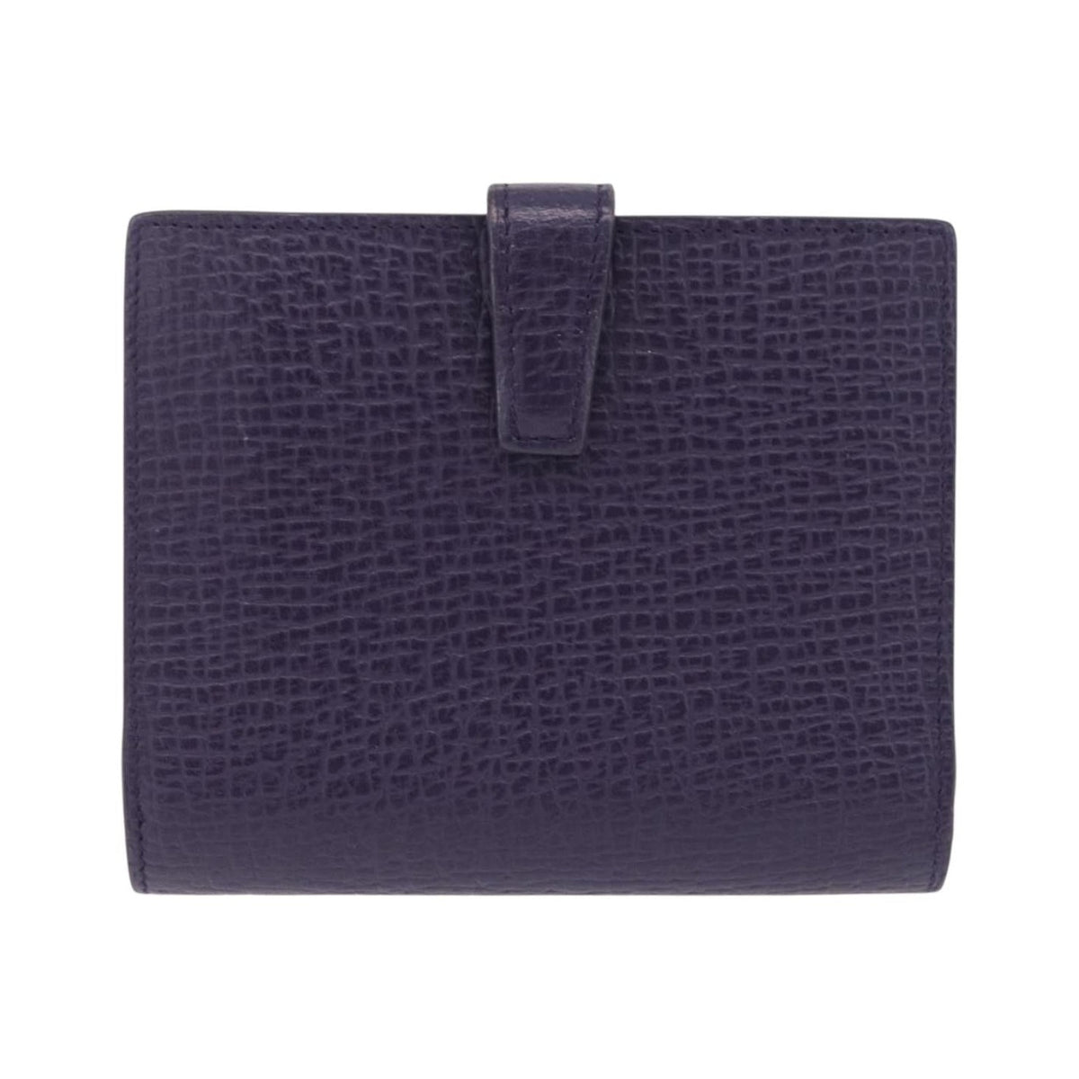 Loewe Anagram Trifold Flap Leather, Purple, Leather, Wallet