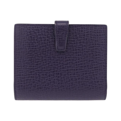 Loewe Anagram Trifold Flap Leather, Purple, Leather, Wallet
