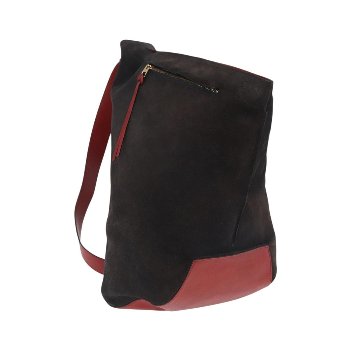 Loewe Anton Suede, Brown, Suede, Backpack