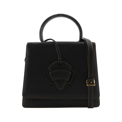 Loewe Barcelona Leather, Black, Leather, Handbag
