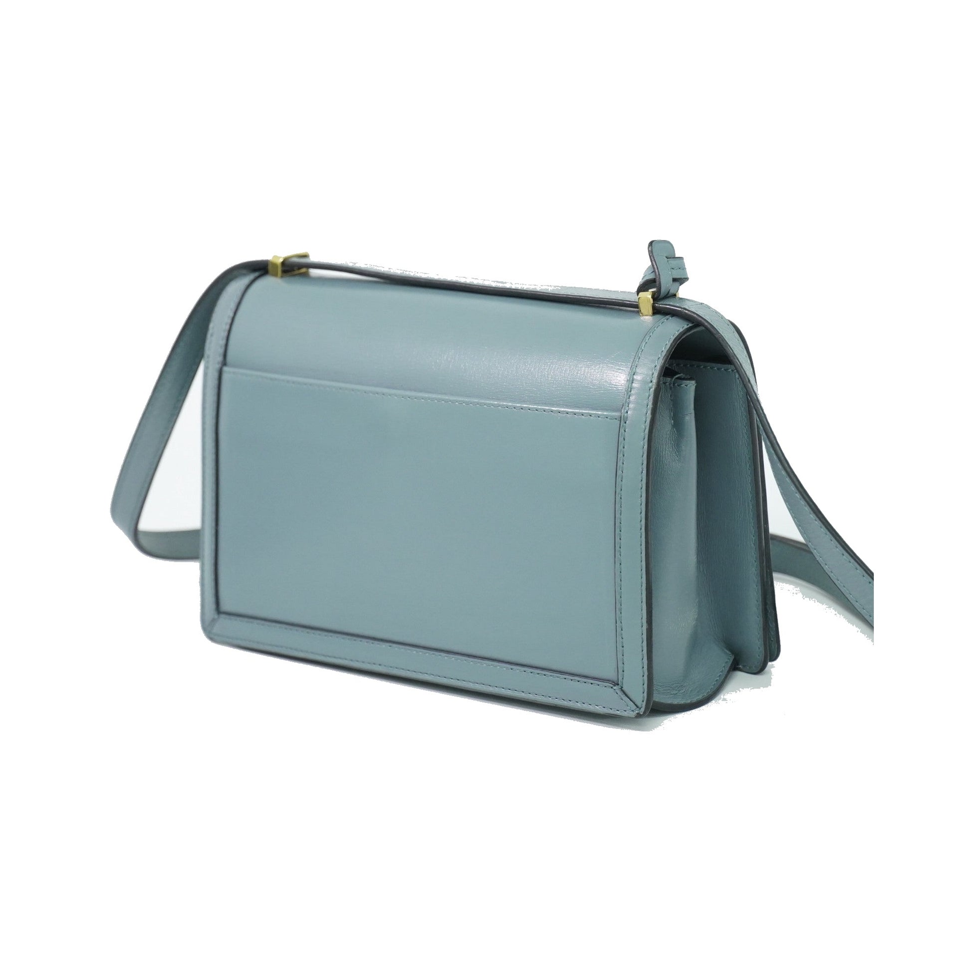 Loewe Barcelona Leather, Blue, Leather, Shoulder Bag