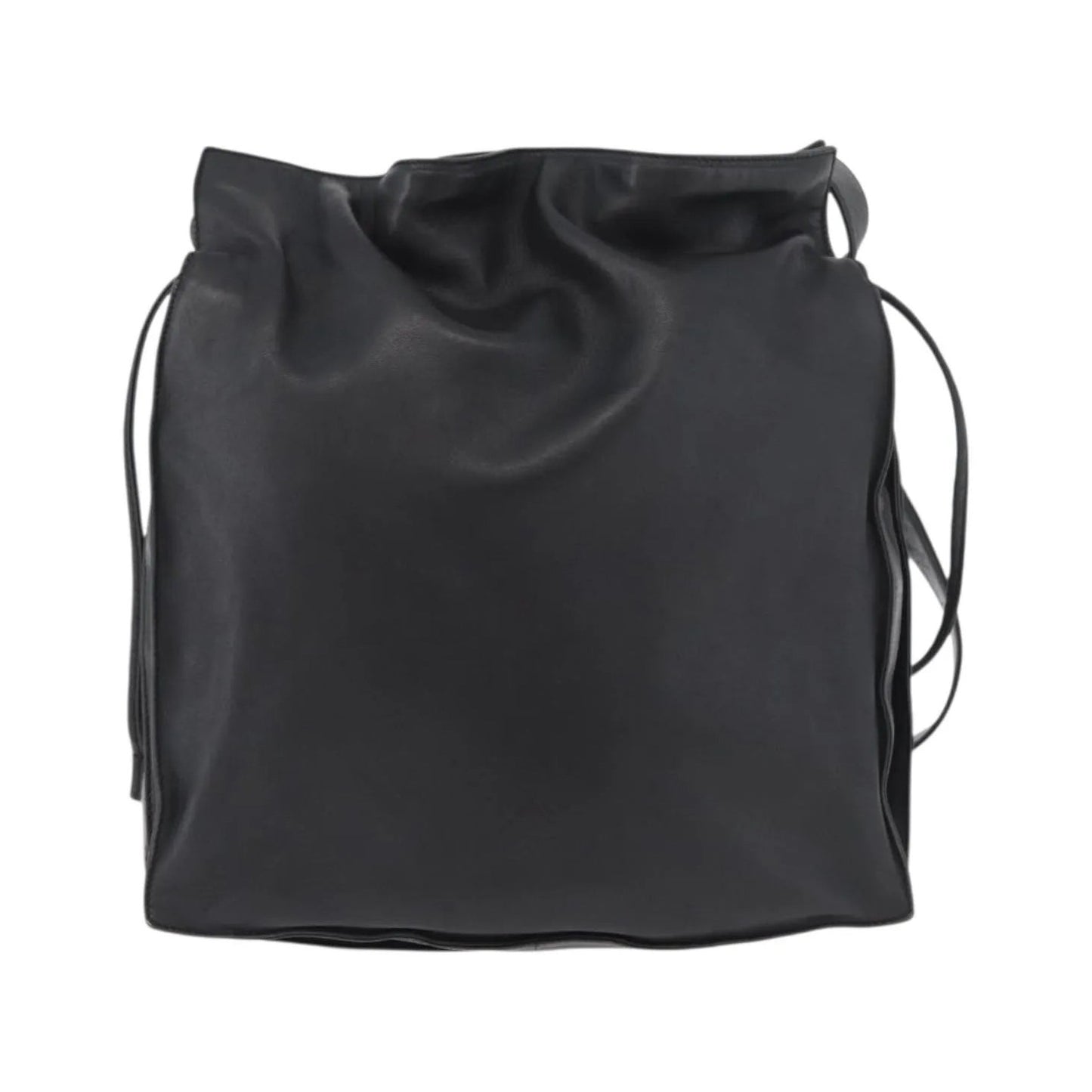 Loewe Flamenco Leather, Black, Leather, Shoulder Bag