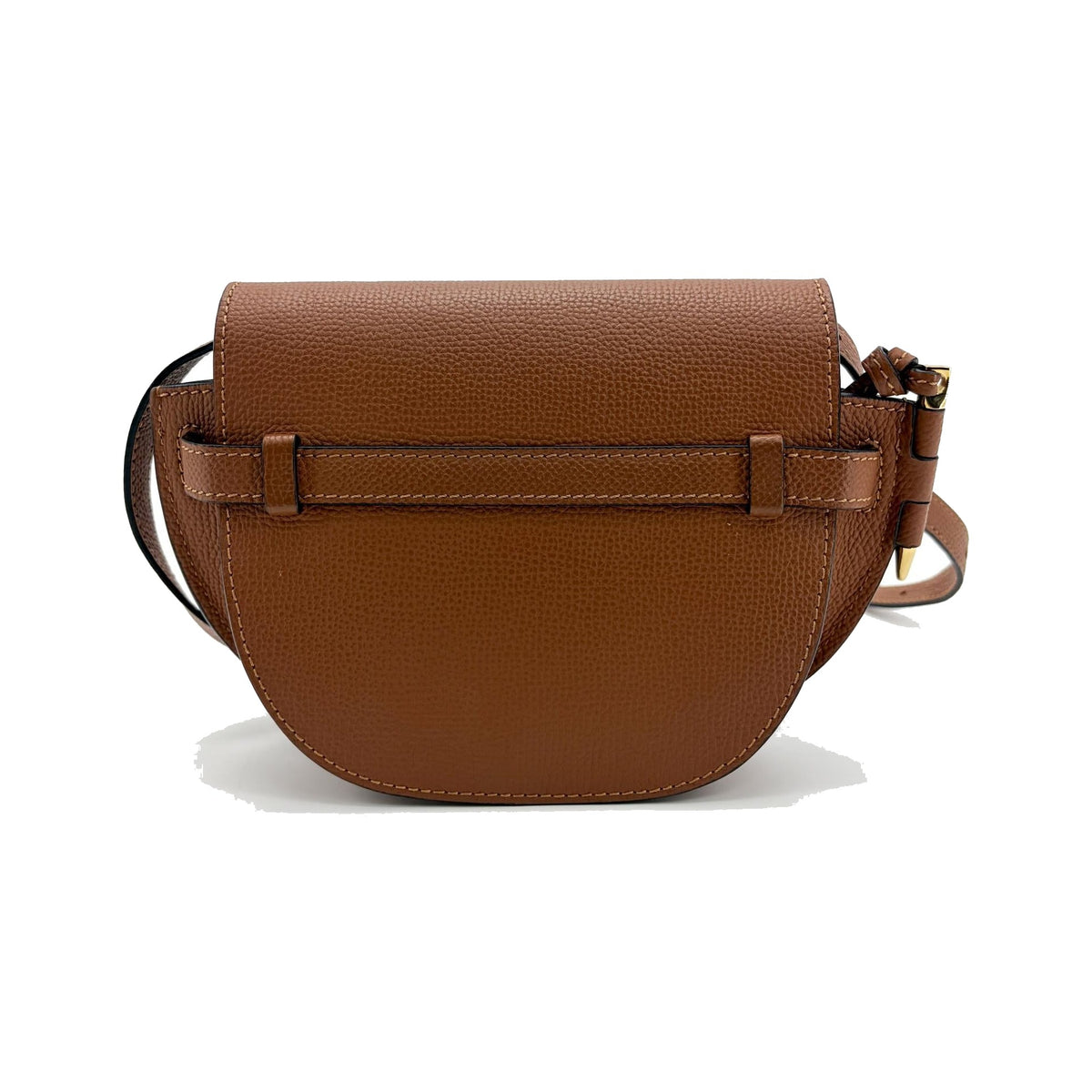 Loewe Gate Leather, Brown, Leather, Shoulder Bag
