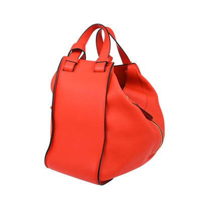 Loewe Hammock Leather, Red, Leather, Handbag