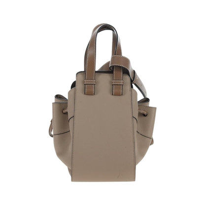 Loewe Hammock Leather, Beige, Leather, Handbag