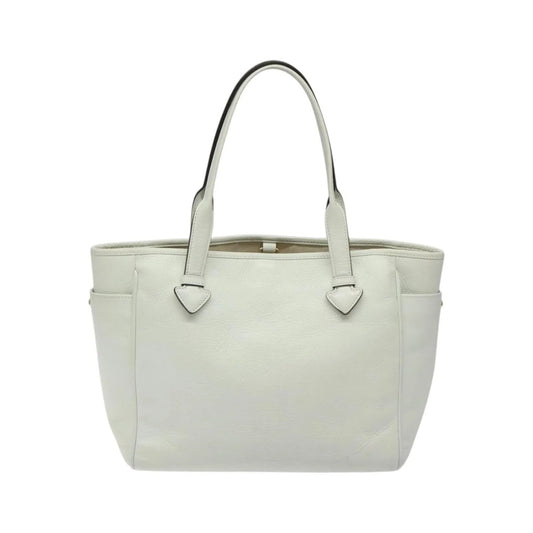 Loewe Heritage Tote Leather, White, Leather, Tote Bag