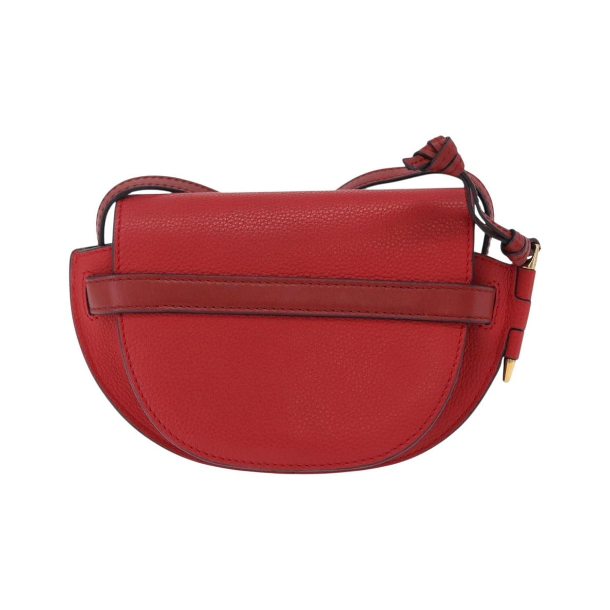 Loewe Metal Gate Leather, Red, Leather, Shoulder Bag