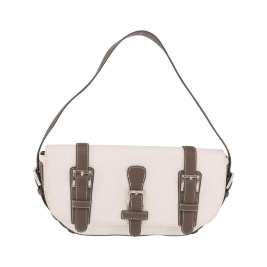 Loewe Shoulder bag Canvas, White, Canvas, Shoulder Bag