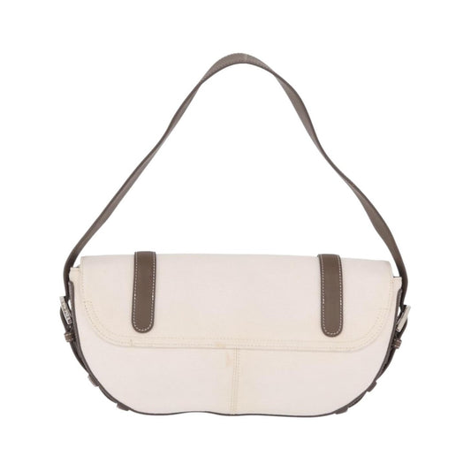 Loewe Shoulder bag Canvas, White, Canvas, Shoulder Bag