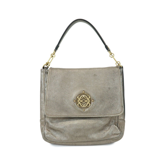 Loewe Shoulder bag Leather, Silver, Leather, Shoulder Bag