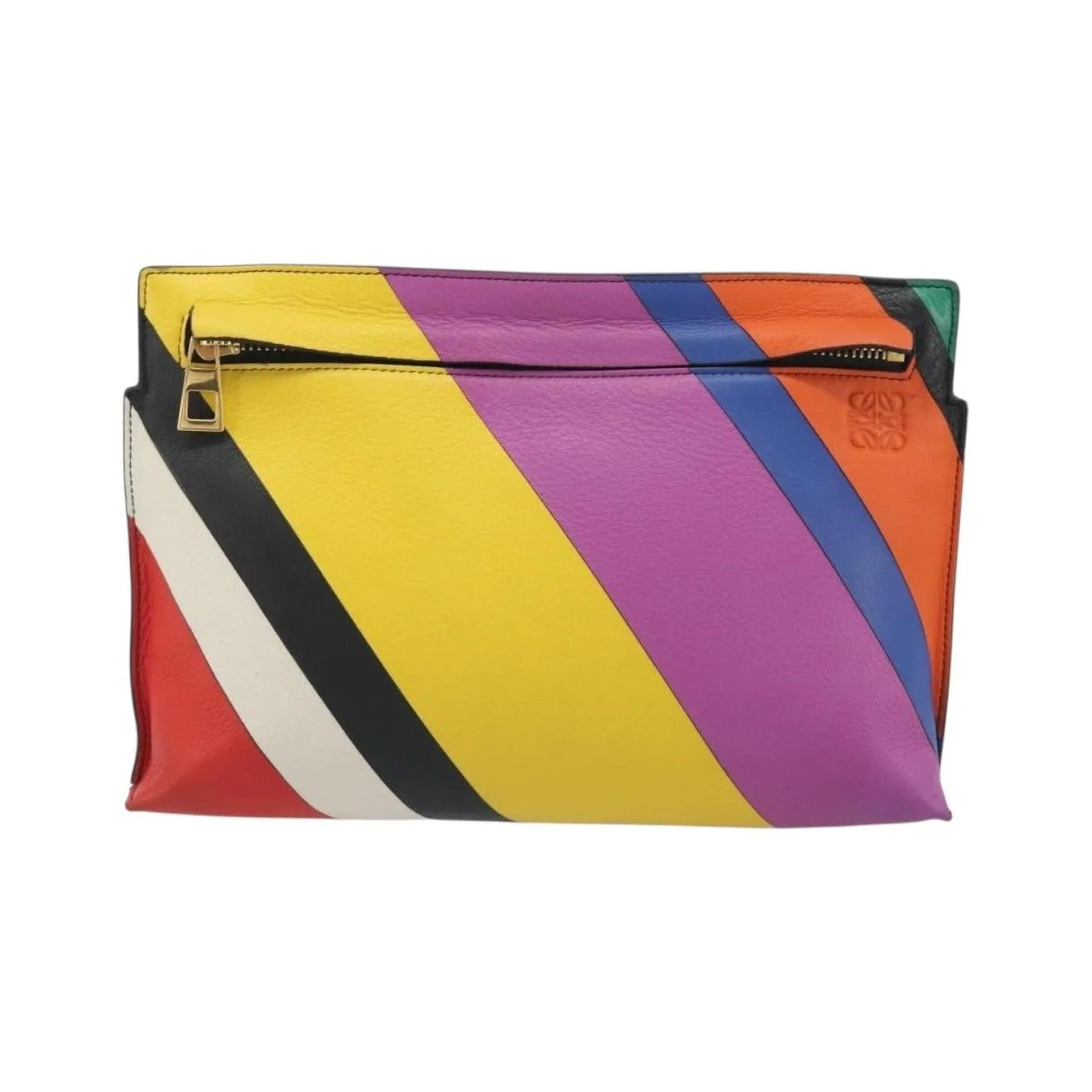 Loewe T Messenger Leather, Multicolour, Leather, Shoulder Bag