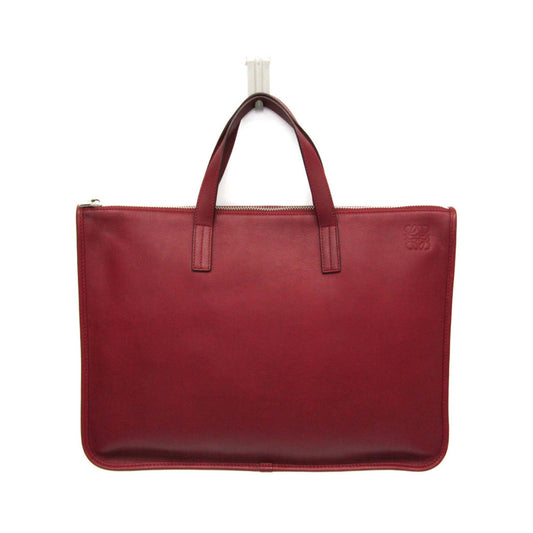 Loewe Toledo Leather, Red, Leather, Briefcase