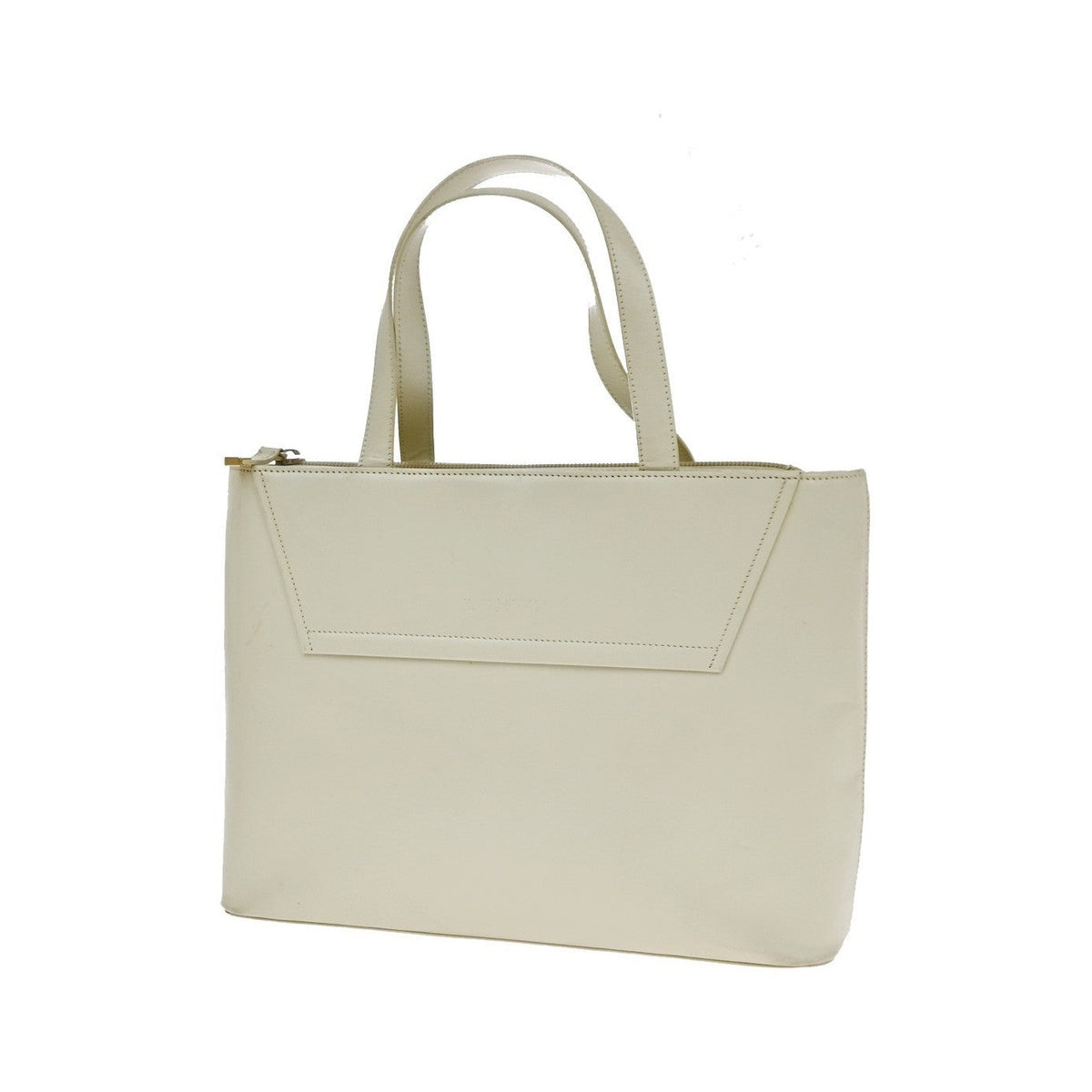 Loewe Tote Leather, White, Leather, Tote Bag