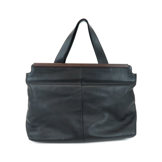 Loewe Tote Leather, Black, Leather, Tote Bag