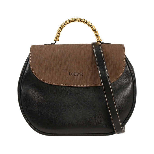 Loewe Velazquez shoulderbag Leather, Brown, Leather, Shoulder Bag