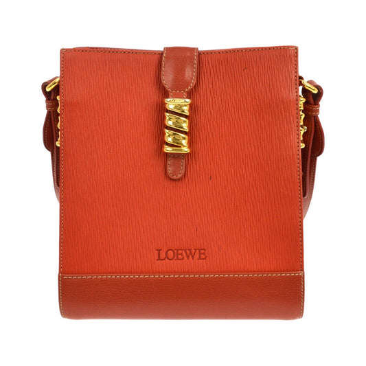 Loewe Velazquez shoulderbag Leather, Red, Leather, Shoulder Bag