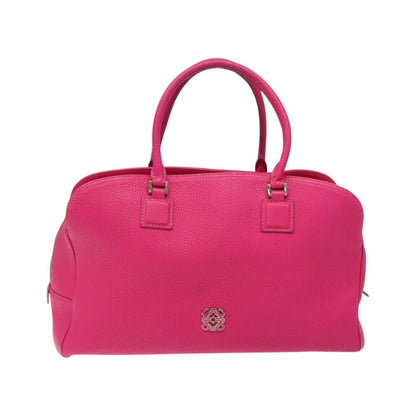 Loewe Vintage Anagram Leather, Pink, Leather, Handbag