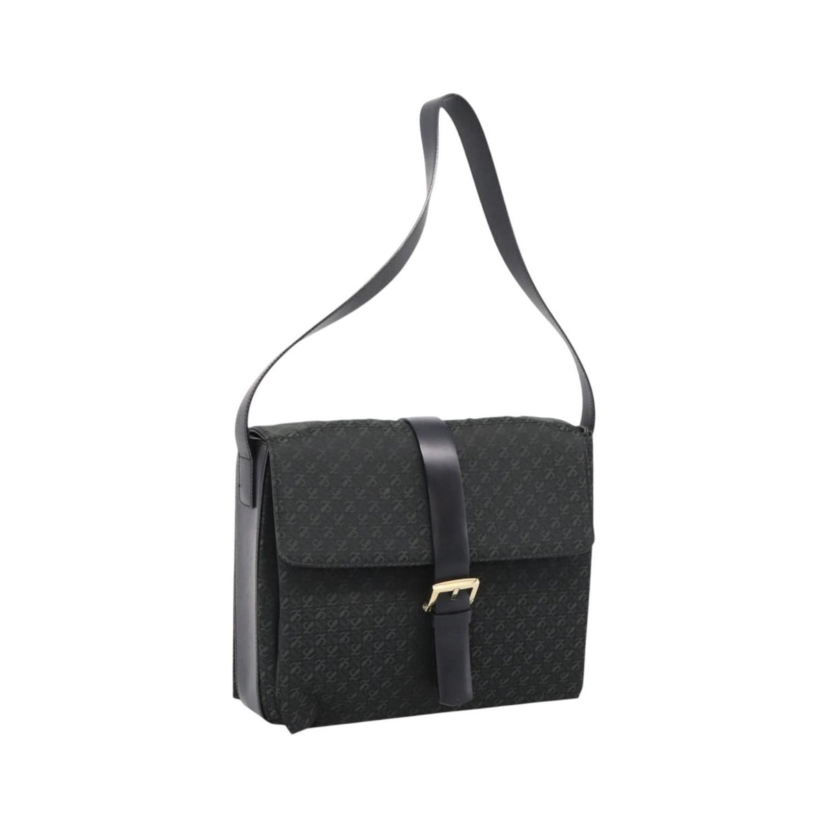 Loewe Vintage Canvas, Green, Canvas, Shoulder Bag