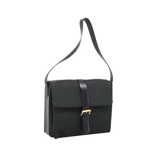 Loewe Vintage Canvas, Green, Canvas, Shoulder Bag