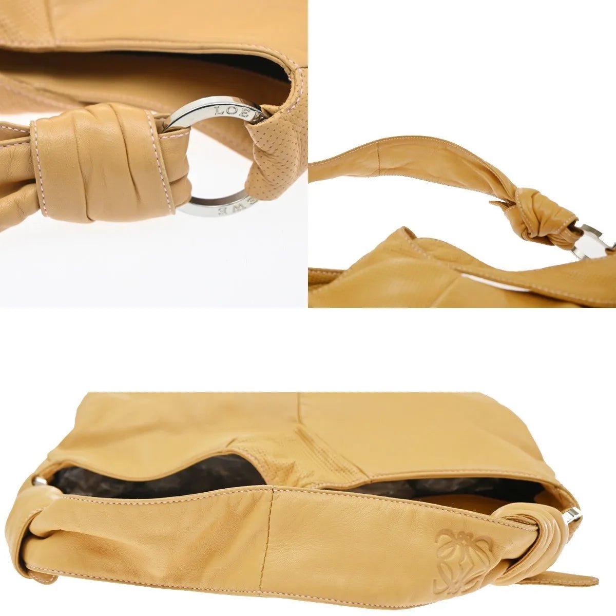 Loewe Vintage Knot Nappa Leather Hobo Bag - Brandsamsara