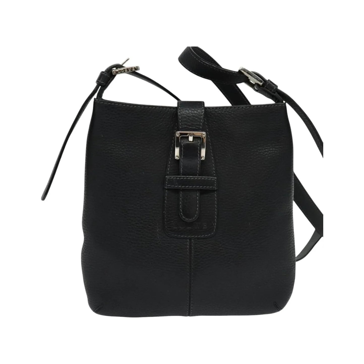 Loewe Vintage Leather, Black, Leather, Shoulder Bag
