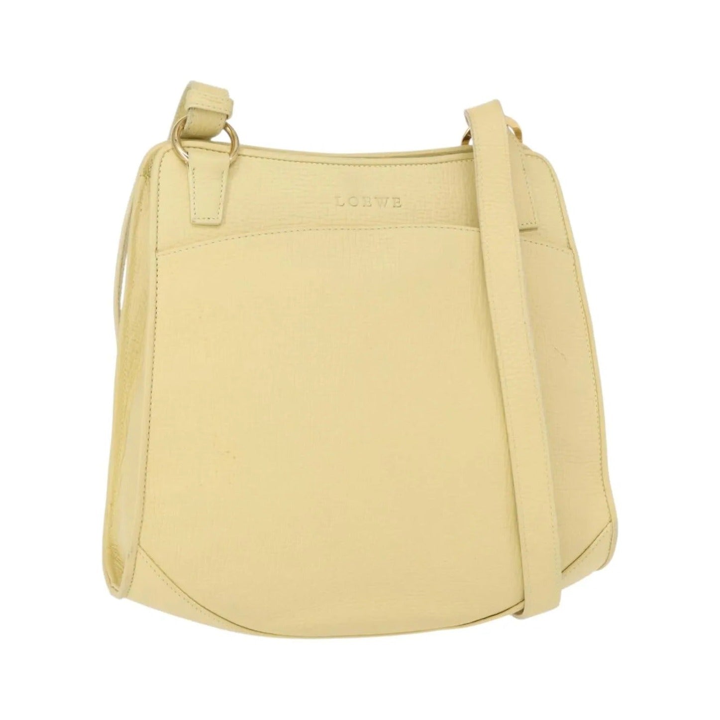 Loewe Vintage Leather, Yellow, Leather, Shoulder Bag