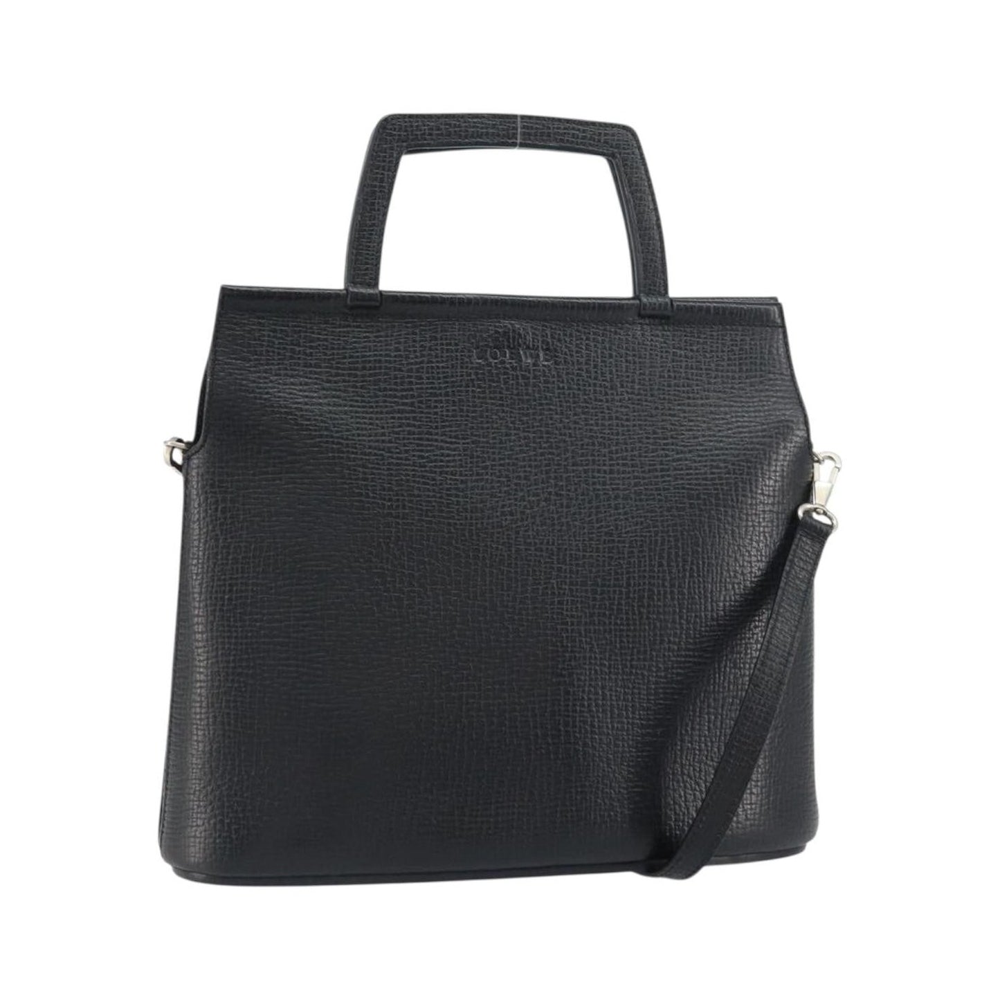 Loewe Vintage Leather, Black, Leather, Handbag