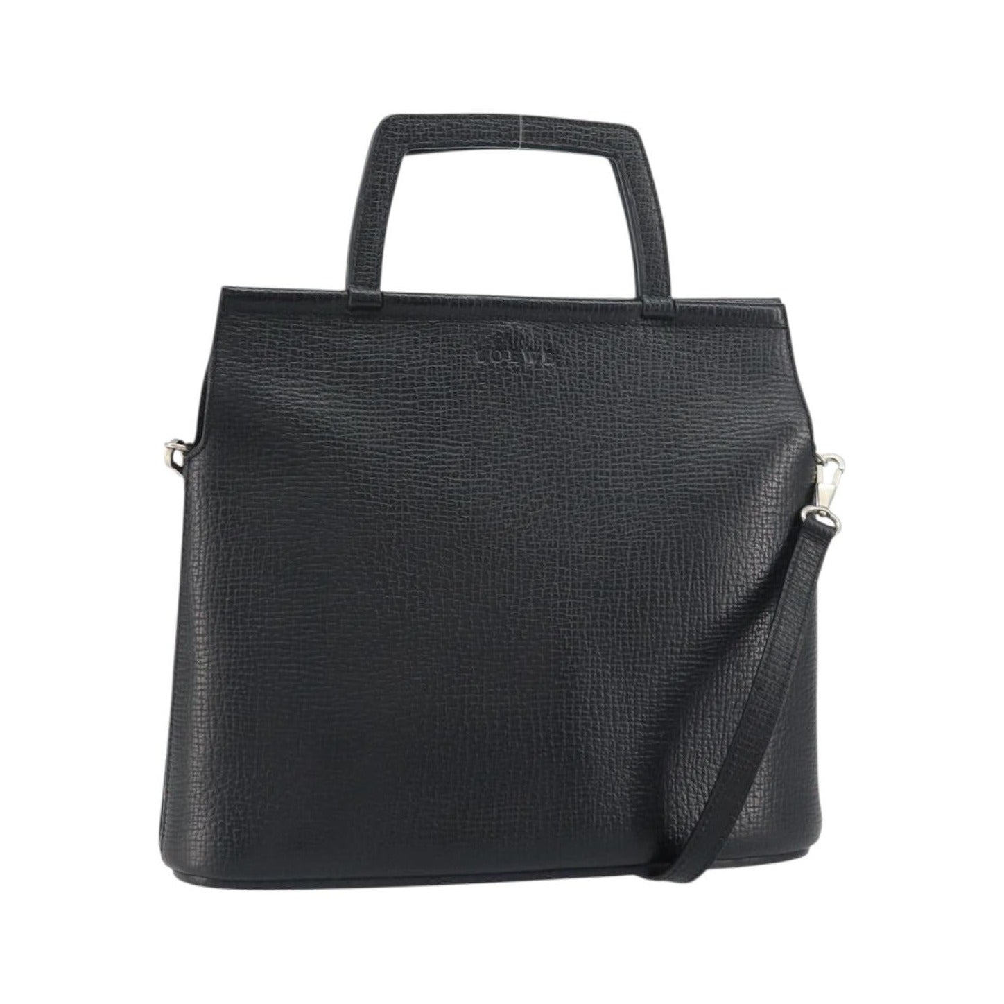 Loewe Vintage Leather, Black, Leather, Handbag