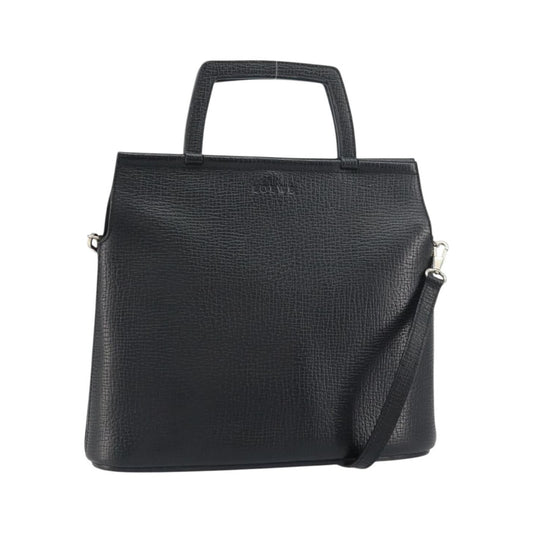 Loewe Vintage Leather, Black, Leather, Handbag