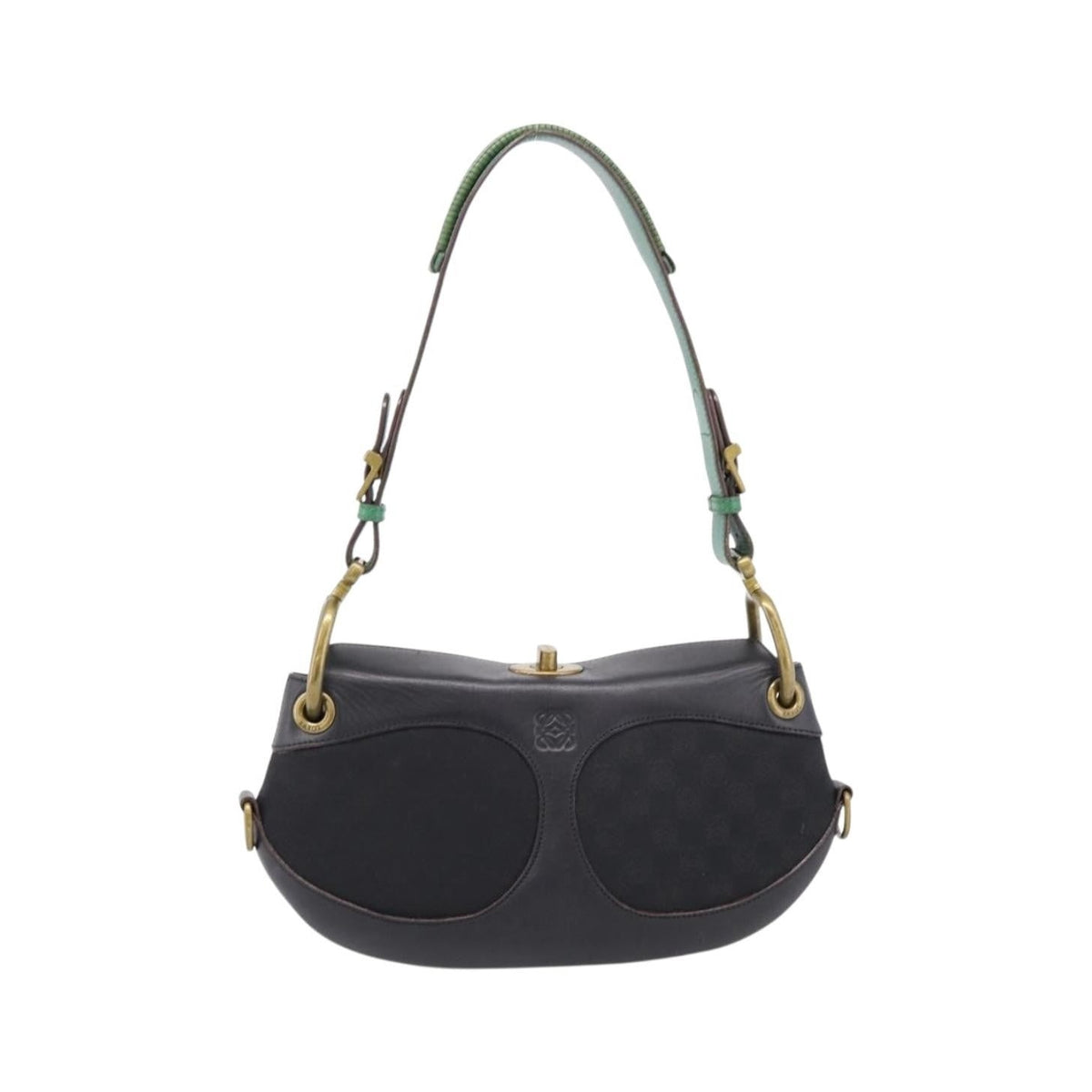 Loewe Vintage Leather, Black, Leather, Shoulder Bag