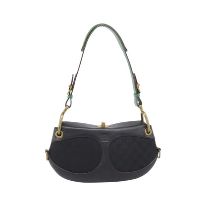 Loewe Vintage Leather, Black, Leather, Shoulder Bag