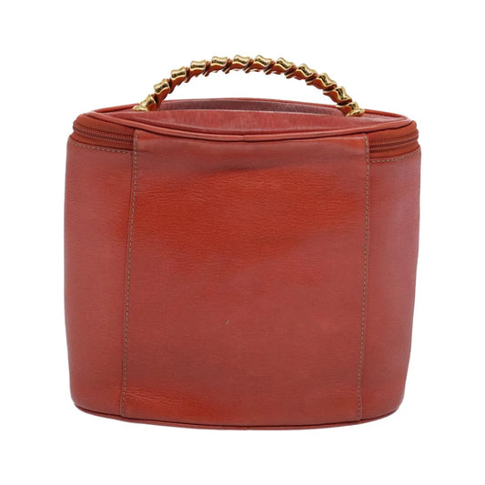 Loewe Vintage Velazquez Top Handle Leather, Orange, Leather, Handbag