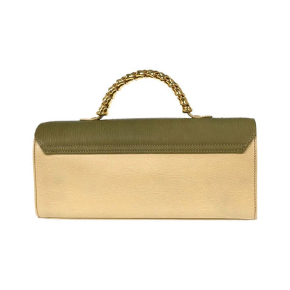 Loewe Vintage Velazquez Top Handle Leather, Beige, Leather, Handbag