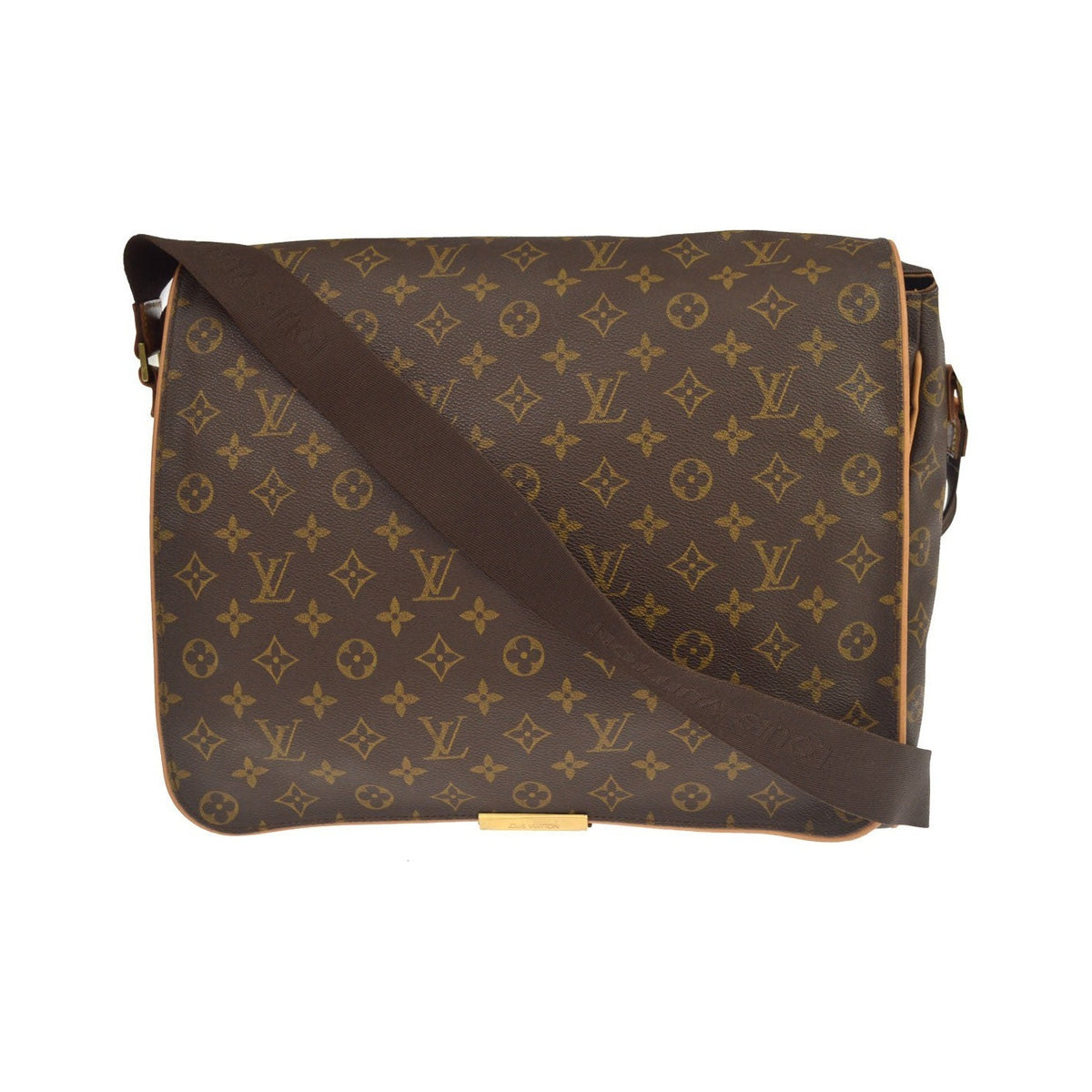 Louis Vuitton Abbesses Messenger Monogram Canvas, Brown, Canvas, Handbag