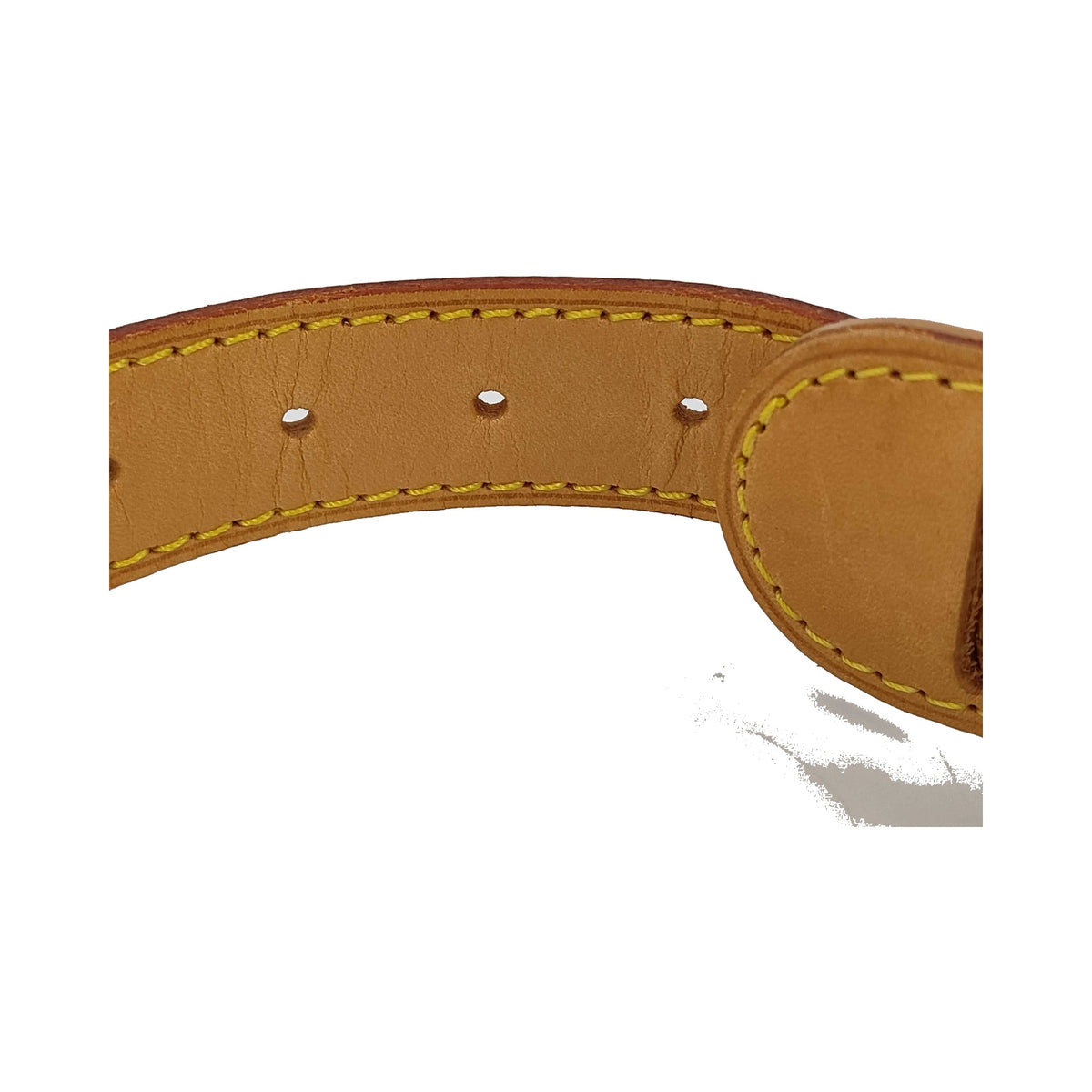 Louis Vuitton Adjustable shoulder strap leather, Beige, Leather, Straps