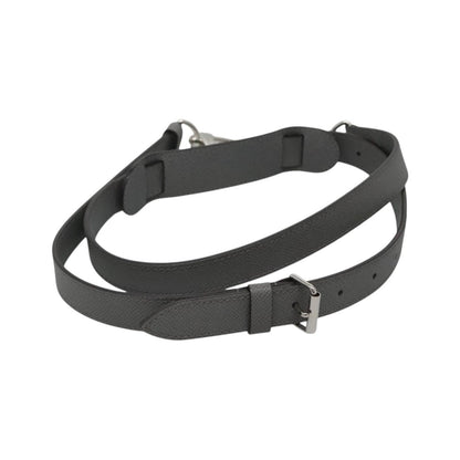 Louis Vuitton Adjustable shoulder strap leather, Gray, Leather, Straps