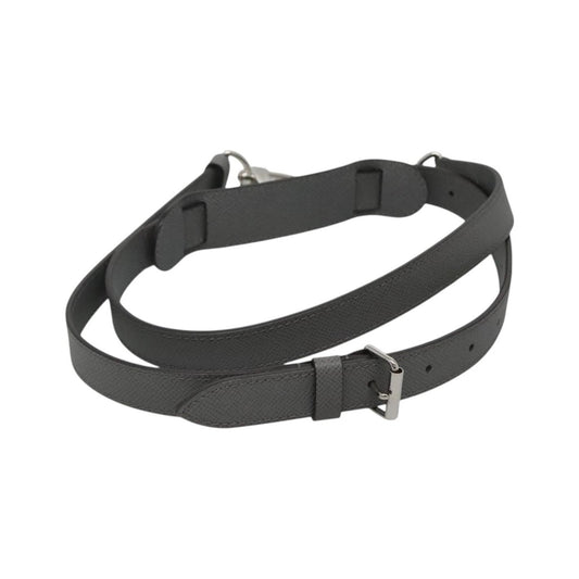 Louis Vuitton Adjustable shoulder strap leather, Gray, Leather, Straps