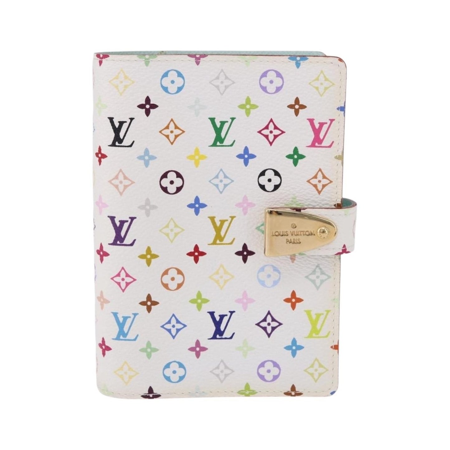 Louis Vuitton Agenda Cover Canvas Multicolor, Multicolour, Canvas, Wallet