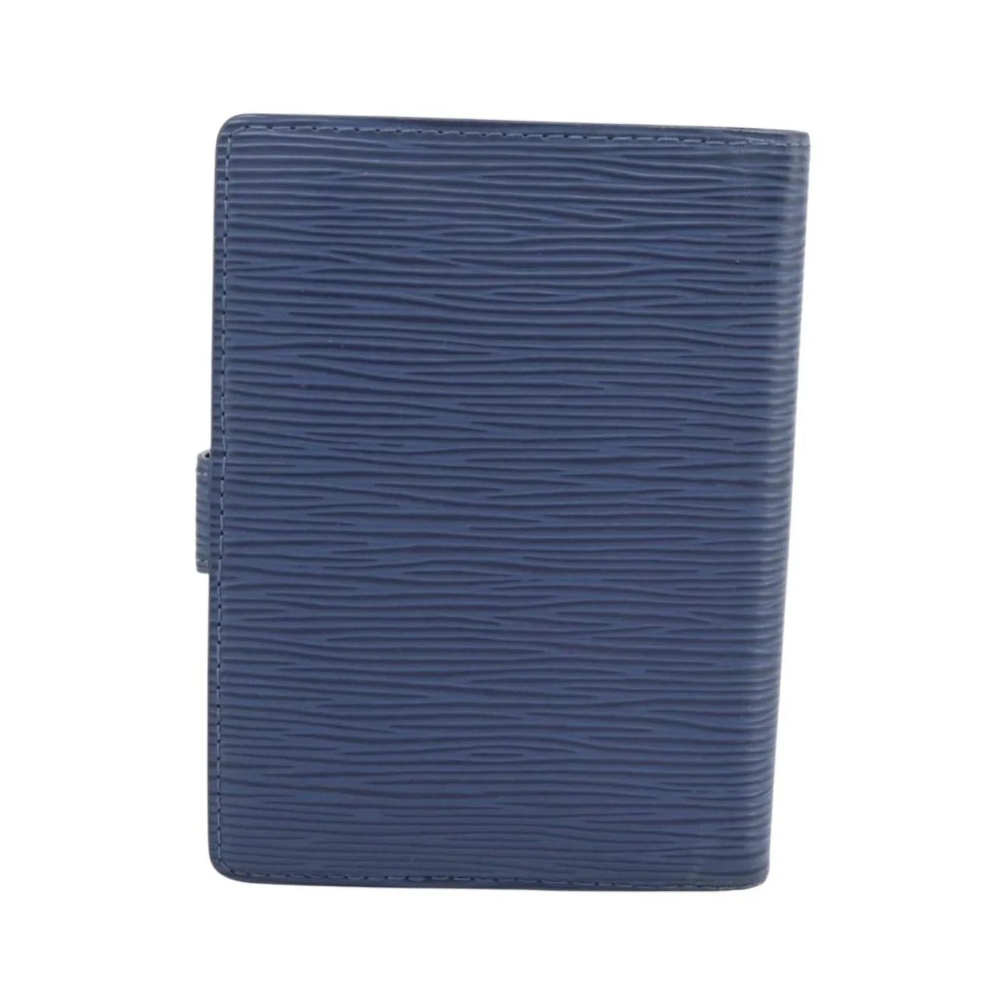 Louis Vuitton Agenda Cover Epi, Blue, Leather, Clutch