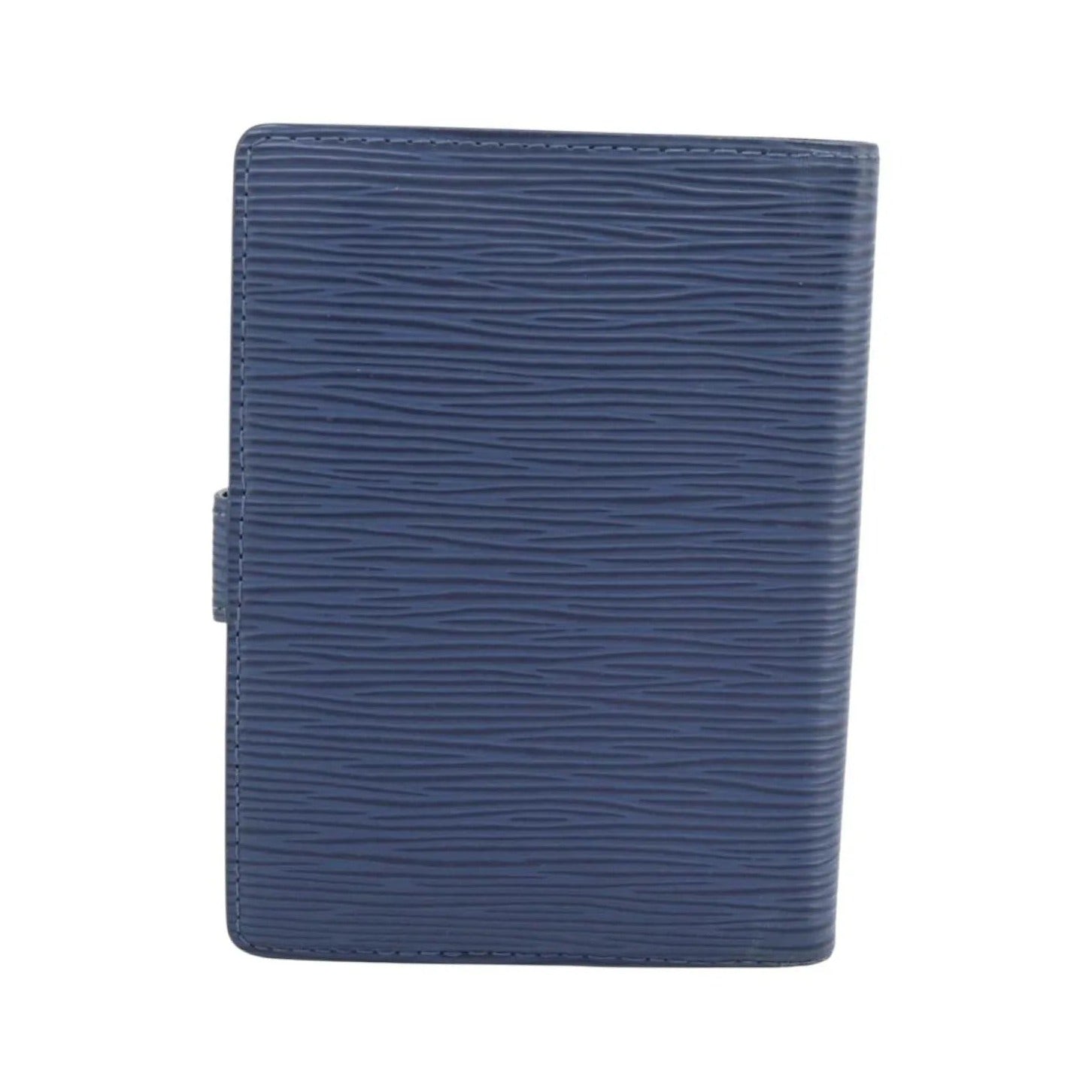 Louis Vuitton Agenda Cover Epi, Blue, Leather, Clutch