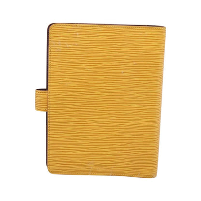 Louis Vuitton Agenda Cover Epi Leather, Yellow, Leather, Wallet