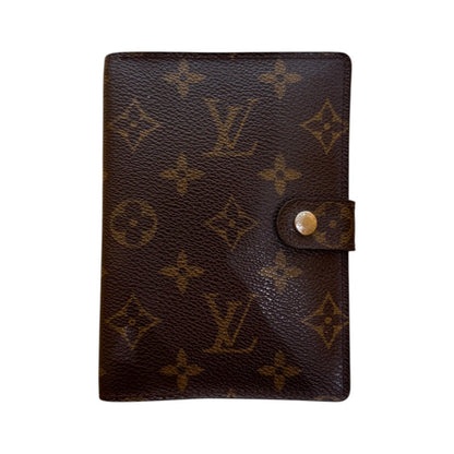 Louis Vuitton Agenda Cover Monogram Canvas, Brown, Canvas, Wallet