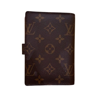 Louis Vuitton Agenda Cover Monogram Canvas, Brown, Canvas, Wallet