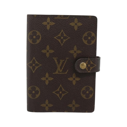 Louis Vuitton Agenda Cover Monogram Canvas, Brown, Canvas, Wallet