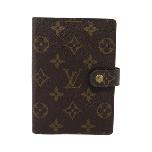 Louis Vuitton Agenda Cover Monogram Canvas, Brown, Canvas, Wallet